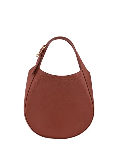 Longchamp `le Foulonné` Small Handbag In Brown
