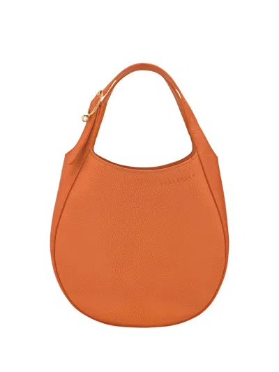 Longchamp `le Foulonné` Small Handbag In Brown