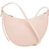 Longchamp Le Foulonne Small Leather Crossbody Bag In Pink
