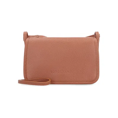 Longchamp Le Foulonne Wallet On Chain In Black