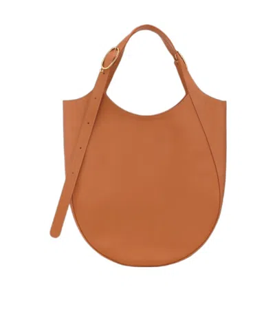 Longchamp Le Foulonné Xl Grained-leather Tote Bag In Blue