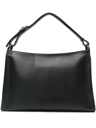 Longchamp Le Foulonné Xl Shoulder Bag In Orange