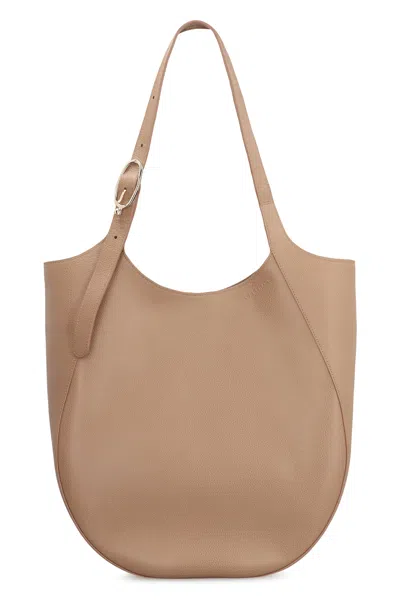 Longchamp Le Foulonné Xl Smooth Leather Tote Bag In Nude