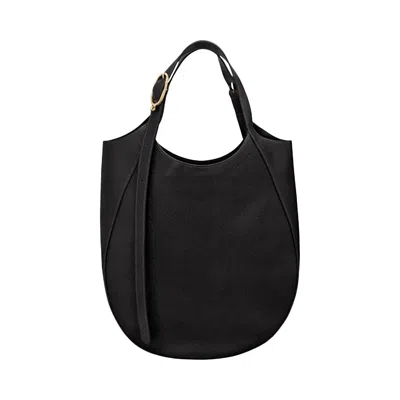 Pre-owned Longchamp Le Foulonné Xl Tote Bag 'black' | Women's Size Onesize