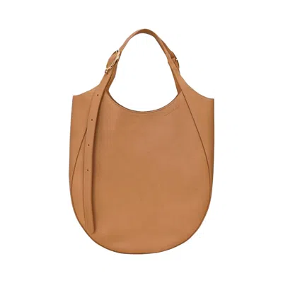 Pre-owned Longchamp Le Foulonné Xl Tote Bag 'pecan' | Tan | Women's Size Onesize