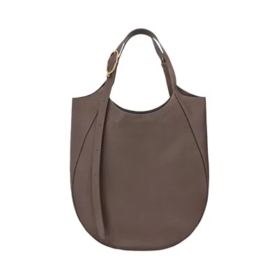 Pre-owned Longchamp Le Foulonné Xl Tote Bag 'taupe' | Brown | Women's Size Onesize