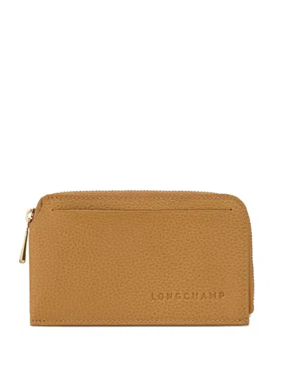 Longchamp Le Foulonné Zip-around Cardholder In Brown