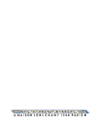 Longchamp Le Jeu De Cheval Headband In White