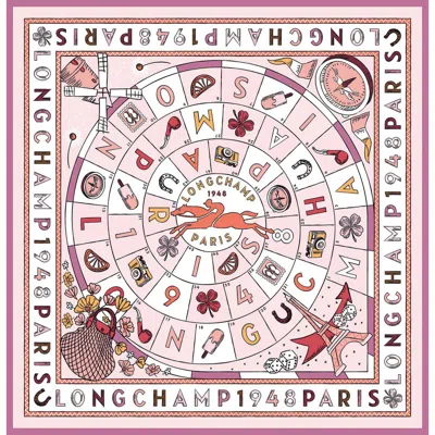 Longchamp Le Jeu De Cheval Silk Scarf In Multi