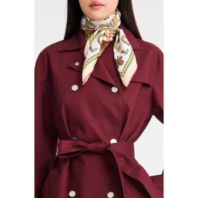 Longchamp Le Jeu De Cheval Silk Scarf In Neutral