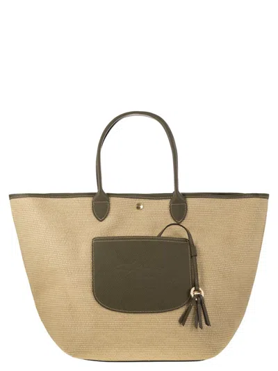 Longchamp Women's Le Panier Pliage - Basket Bag L In Green