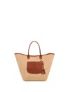 Longchamp `le Panier Pliage` Large Basket Bag In Brown