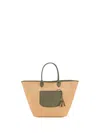 Longchamp `le Panier Pliage` Large Basket Bag In Green