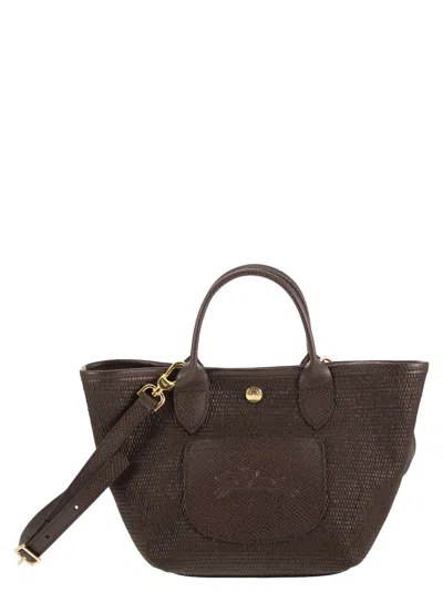 Longchamp Le Panier Pliage Xs - Handbag With Shoulder Strap In Brown