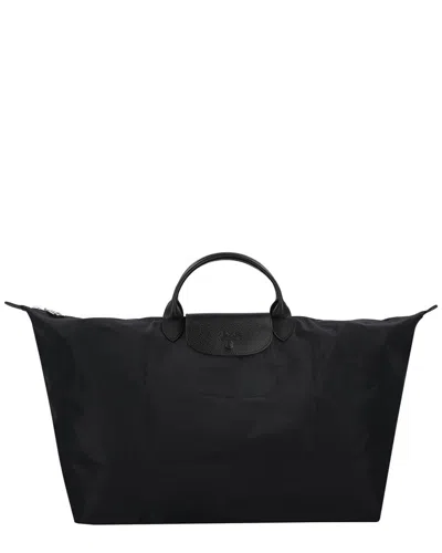 Longchamp Le Pilage Nylon Travel Bag In Black