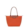 Longchamp Foldable Original M Bag Handles In Red