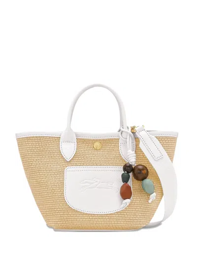 Longchamp Le Pilage Woven Straw Tote Bag