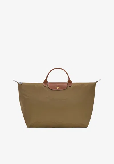 Longchamp Le Pillage Tote Bag In Green