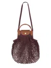 Longchamp Le Pliage Filet Knit Shoulder Bag