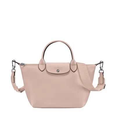 Longchamp Le Pliage Xtra Leather Coin Purse In Pink