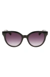 LONGCHAMP LE PLIAGE 53MM GRADIENT ROUND SUNGLASSES