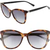 Longchamp Le Pliage 55mm Gradient Cat Eye Sunglasses