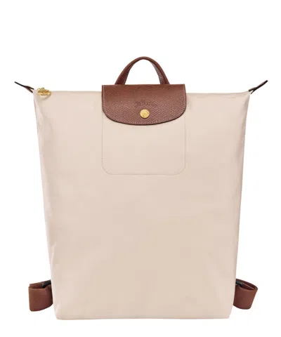 Longchamp Le Pliage Backpack In Beige