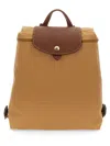Longchamp Le Pliage Backpack In Beige