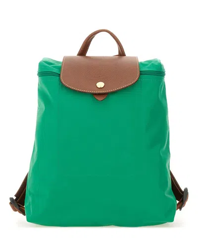 Longchamp Le Pliage Backpack In Green