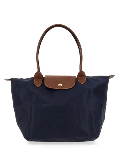 Longchamp Le Pliage Bag In Blue