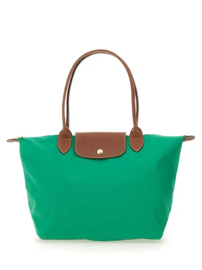 Longchamp Le Pliage Large Bag In Green