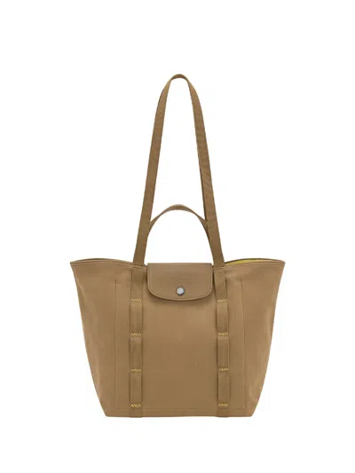 Longchamp `le Pliage Baroudeur` Medium Tote In Green