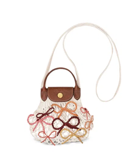 Longchamp Le Pliage Bow-detail Tote Bag In Pattern