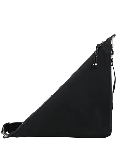 Longchamp Le Pliage Canvas Crossbody Bag In Black