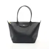Longchamp Le Pliage Canvas Leather Tote Bag In Blue