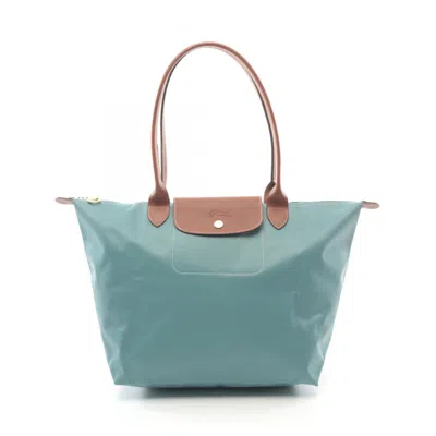 Longchamp Le Pliage Canvas Leather Tote Bag In Multi
