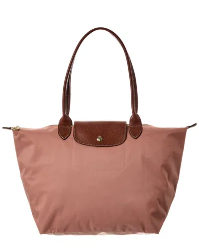 Longchamp Le Pliage Canvas Tote In Pink
