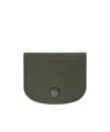 Longchamp Logo Embossed Cardholder With Multiple Slots In Green