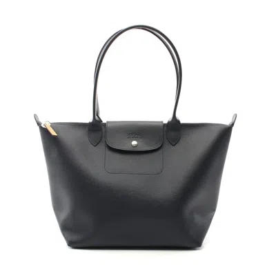 LONGCHAMP LE PLIAGE CITY L TOTE BAG CANVAS LEATHER