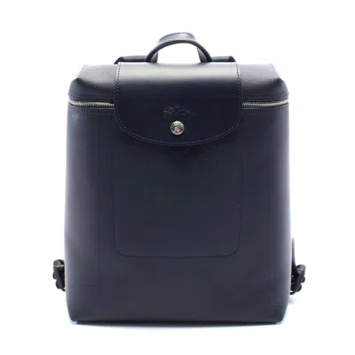 Longchamp Le Pliage City M Backpack Navy In Blue