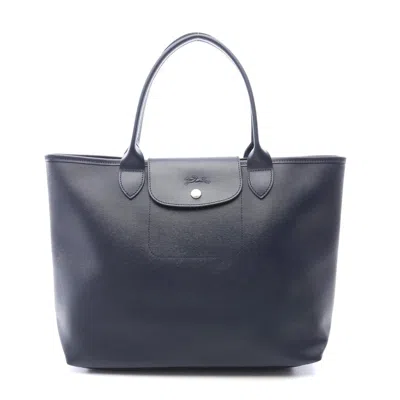 Longchamp Le Pliage City Tote Bag Navy In Blue