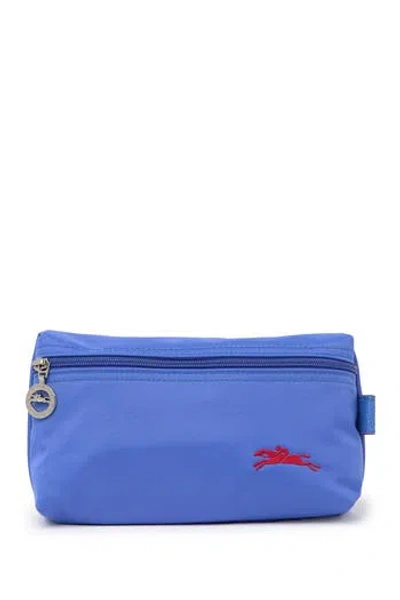 Longchamp Le Pliage Club Cosmetic Case In Blue