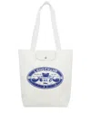 Longchamp Le Pliage Collection Canvas Tote In White