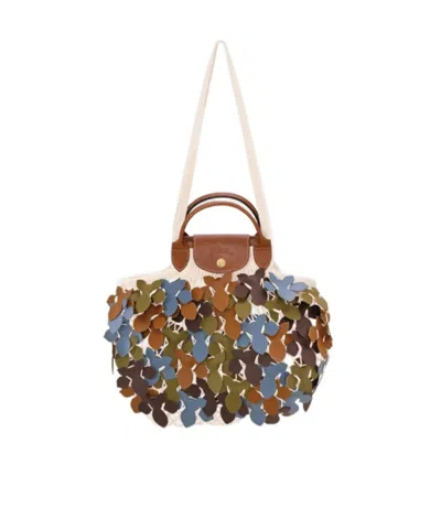 Longchamp Le Pliage Collection L Mesh Bag In Multi
