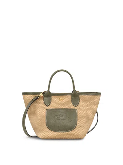 Longchamp Le Pliage Collection Xs Basket Bag In Artichoke
