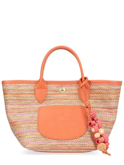 Longchamp Le Pliage Collection Xs Woven Basket Tote Bag In Multi