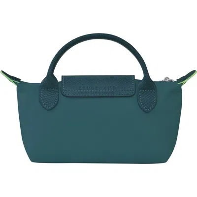 Longchamp Le Pliage Cosmetics Case In Eucalyptus