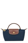 Longchamp Le Pliage Cosmetics Case In Marine