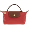 Longchamp Le Pliage Cosmetics Case In Red