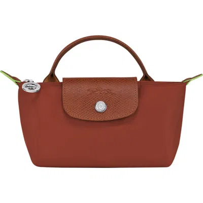 Longchamp Le Pliage Tote Bag In Red/cognac